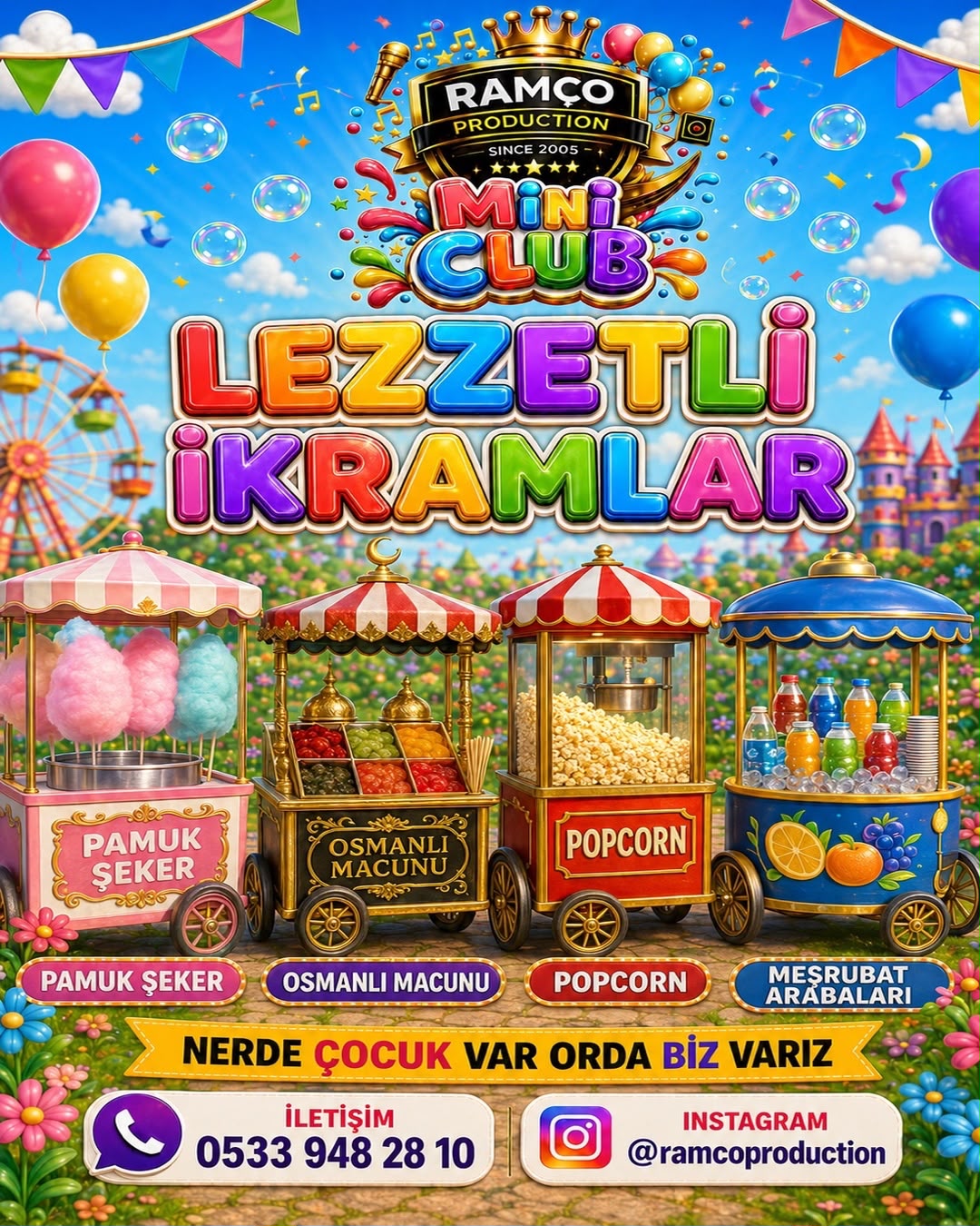 Lezzetli İkram Arabaları - Kırklareli Organizasyon